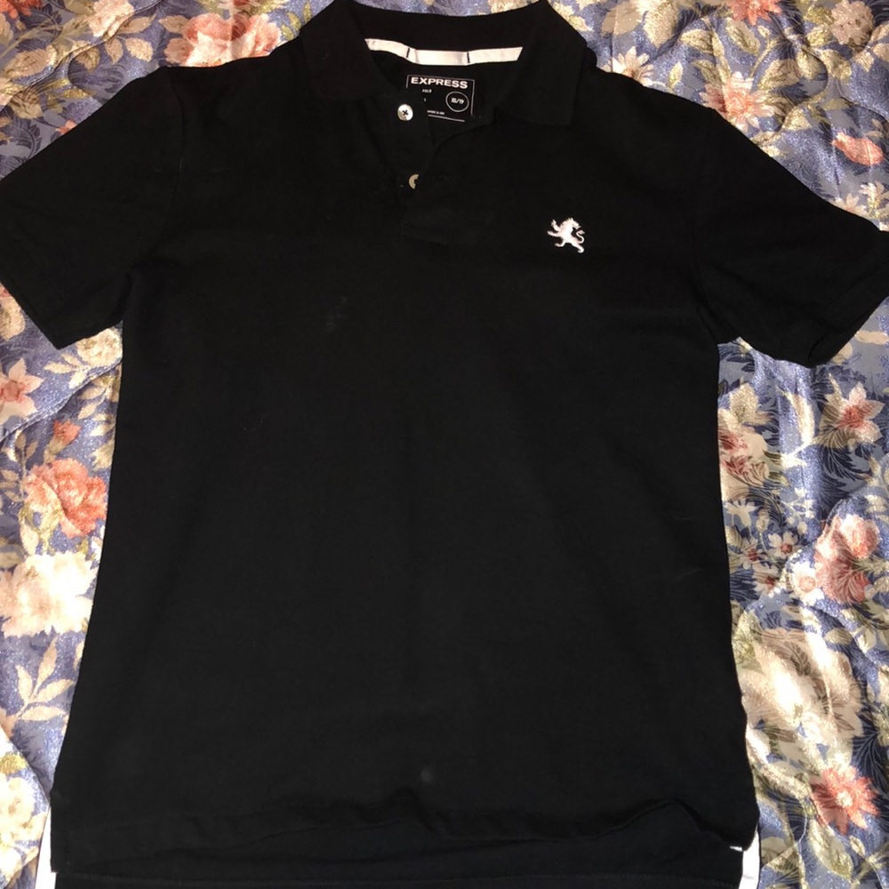 Express black polo